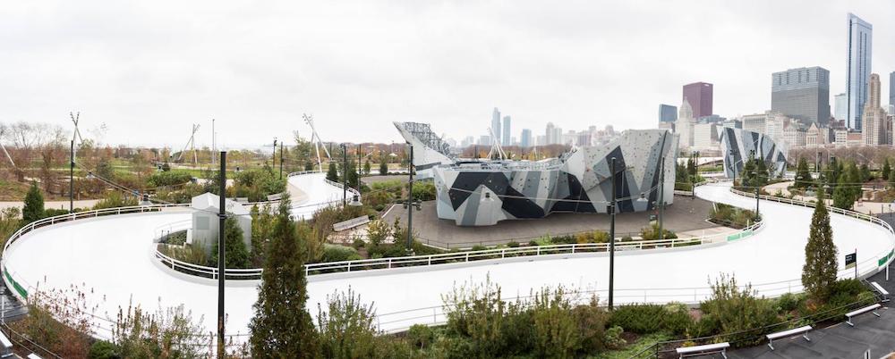 Skatting-Ribbon-at-Maggie-Daley-Park Things to Do in Chicago in the Winter